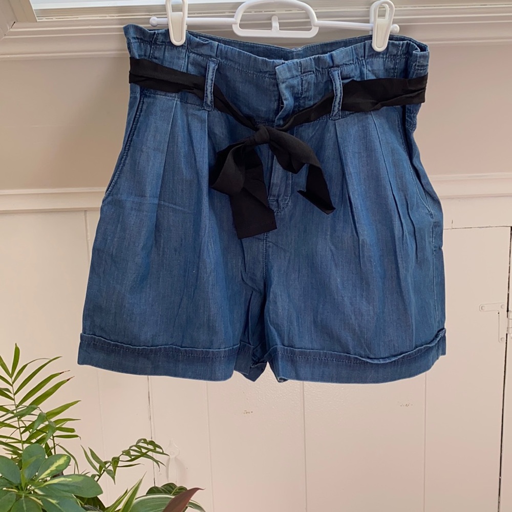 2 for $20 Gap Paperbag Waist Jean Shorts